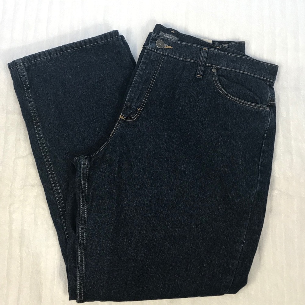 Cabela’s Jean Flannel Lined Dark Wash Size 18 short NWT